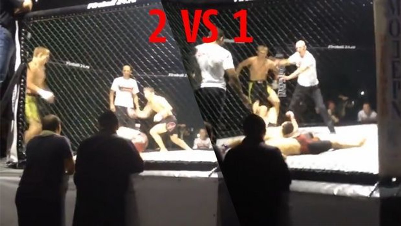 Ein Kampf 2 gegen 1. Wer wird gewinnen?