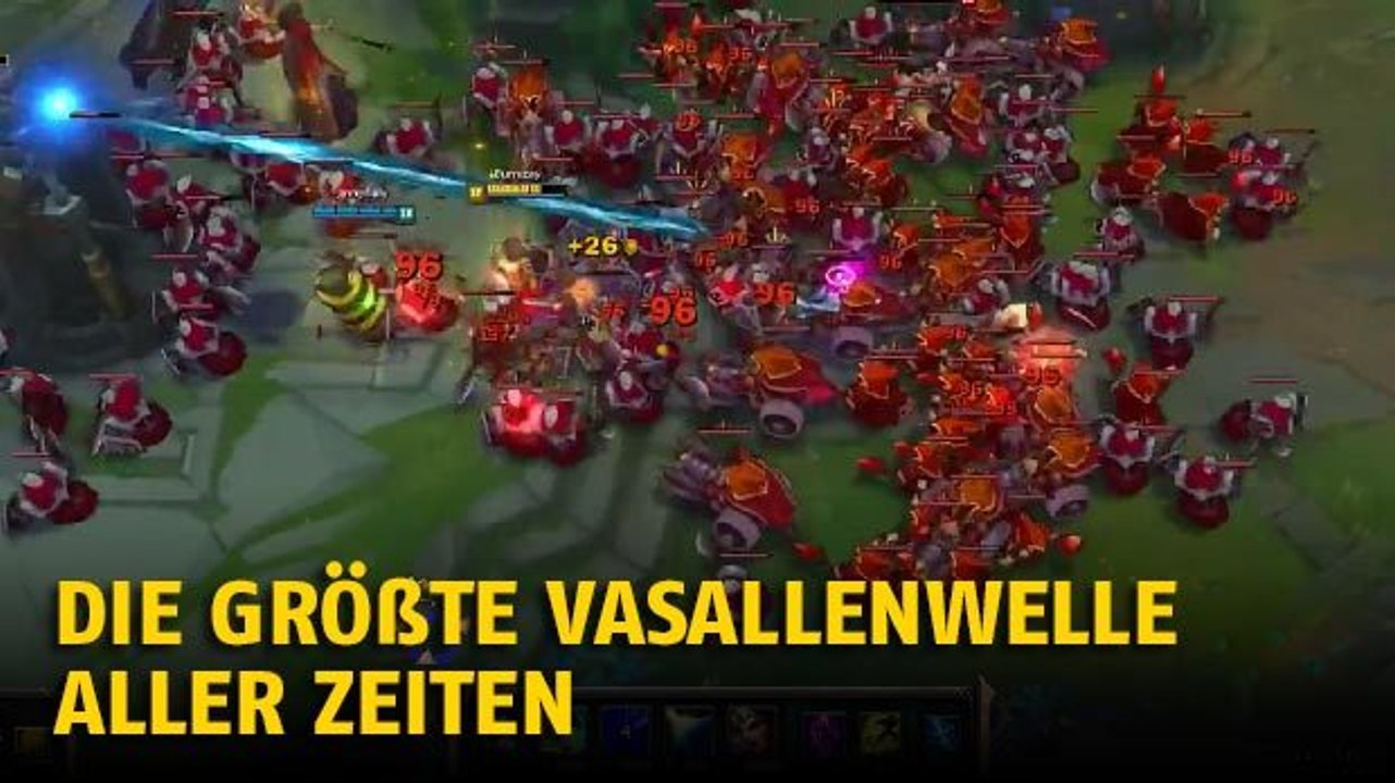 League of Legends: Die größte Vasallenwelle aller Zeiten