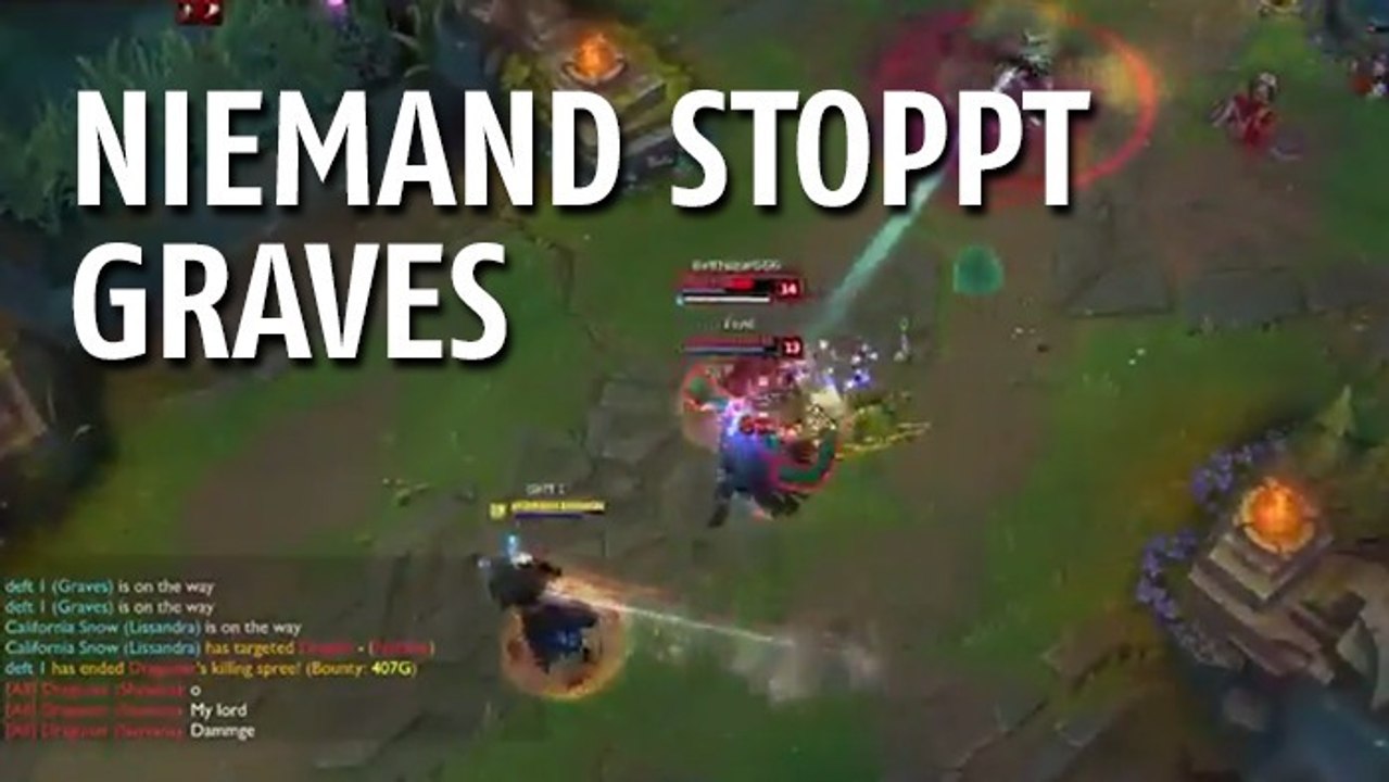 League of Legends: Hi im gosu ist mit Graves einfach nicht zu stoppen
