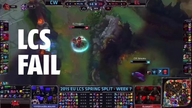 League of Legends: Die lächerlichste Aktion der LCS EU beim Match CW vs Elements