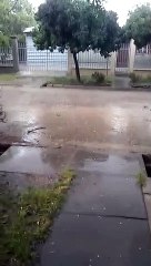 Granizo en San Martín