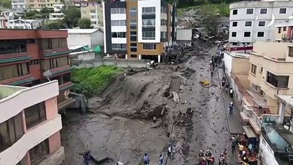 Deslizamento de terra deixa 22 mortos no Equador