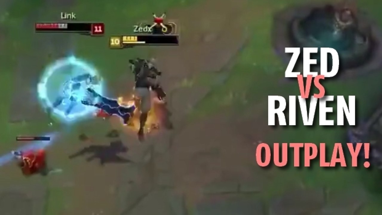 League of Legends: Zed demütigt Riven in einem epischen Könner-Duell