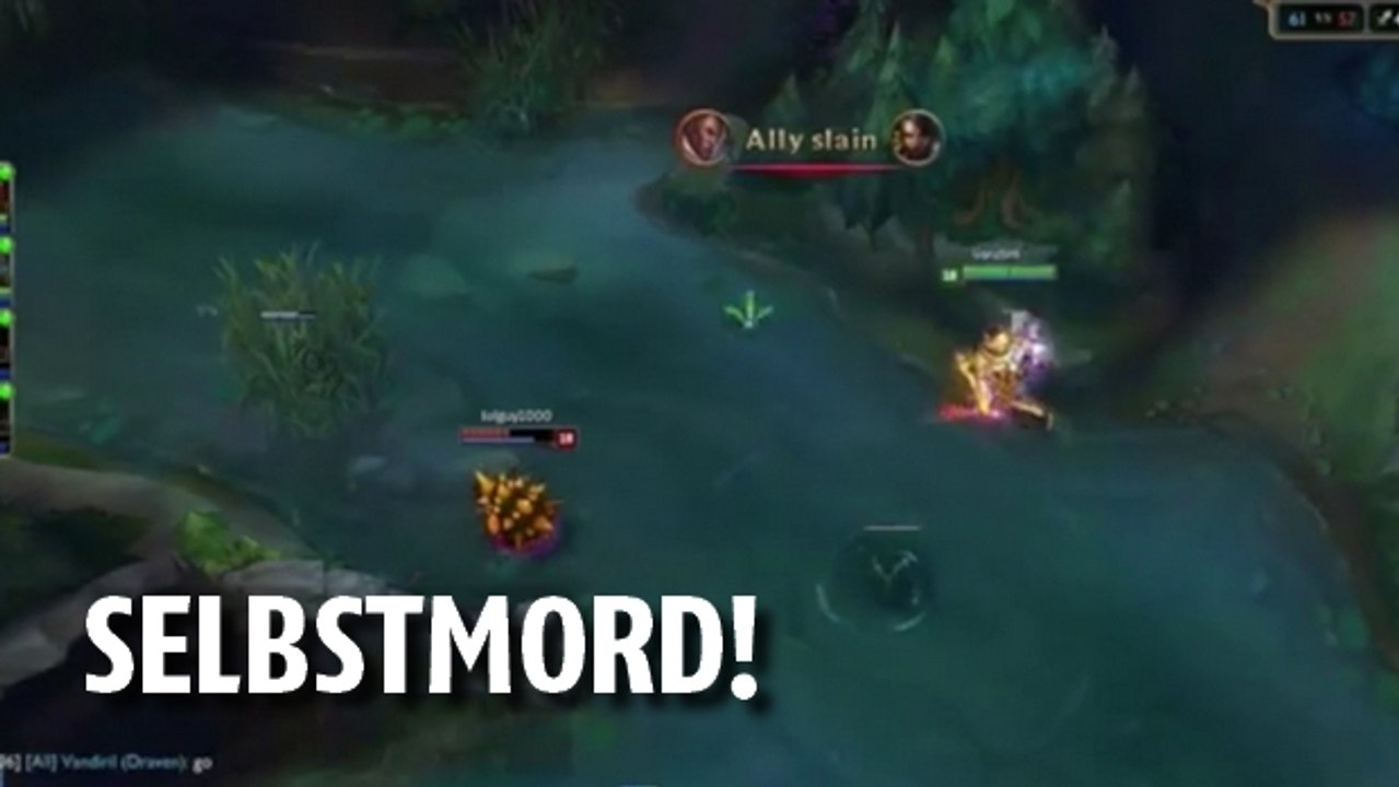League of legends: wie bringt man sich mit nur zwei treffern um?