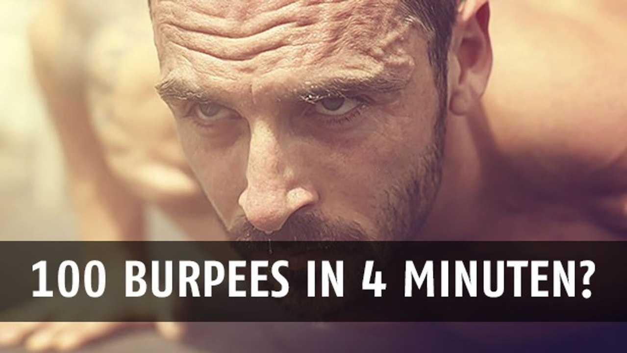 Unfassbare Herausforderung: 100 Burpees in weniger als 4 Minuten