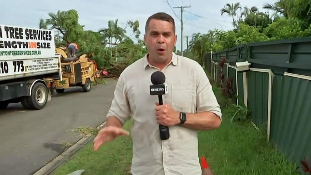 Clean-up efforts begin after supercell thunderstorm rips through south-east Queensland