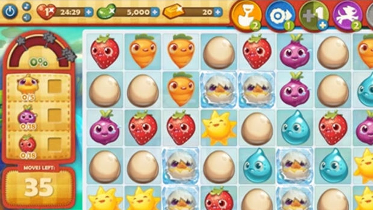 Farm Heroes Saga Level 32: Lösung, Tipps und Tricks