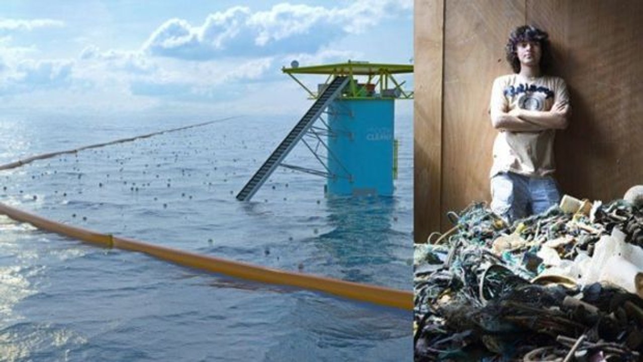 Boyan Slat, ein zwanzigjähriges Genie will die Ozeane säubern.