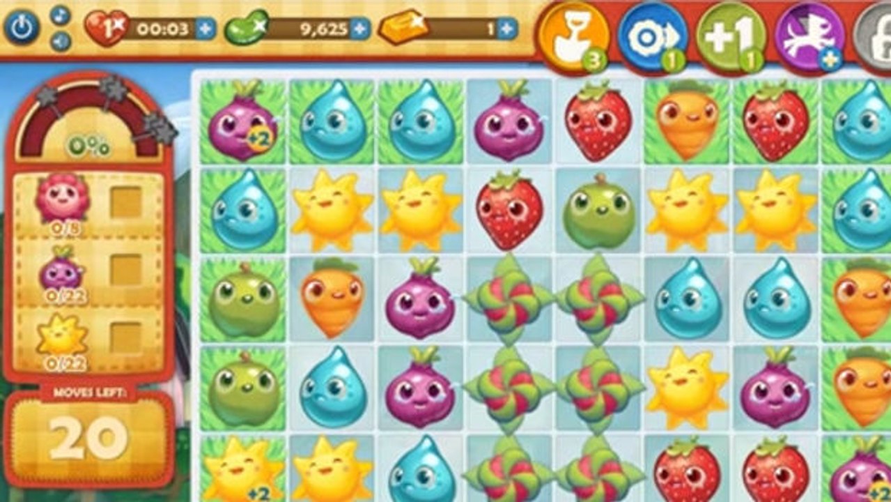 Farm Heroes Saga Level 50: Lösung, Tipps und Tricks