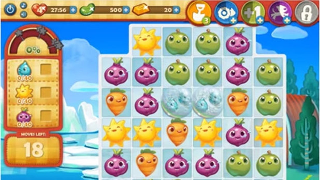 Farm Heroes Saga Level 58: Lösung, Tipps und Tricks