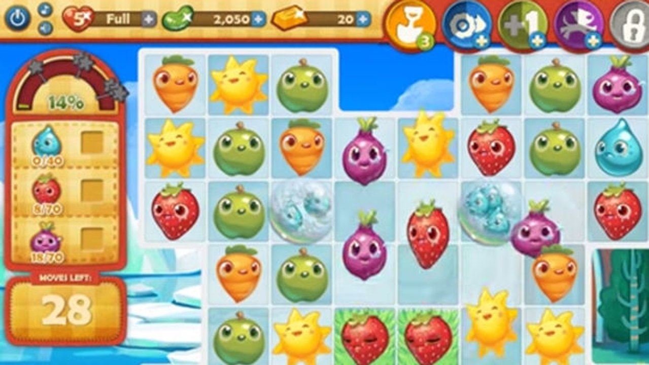 Farm Heroes Saga Level 59: Lösung, Tipps und Tricks