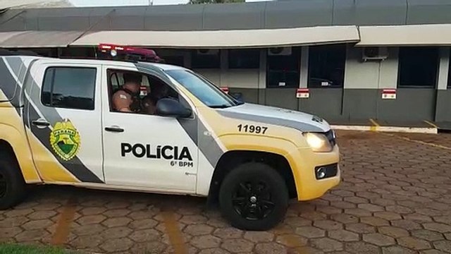 Rotam prende jovens por tráfico de drogas e os encaminha para a delegacia de Cascavel