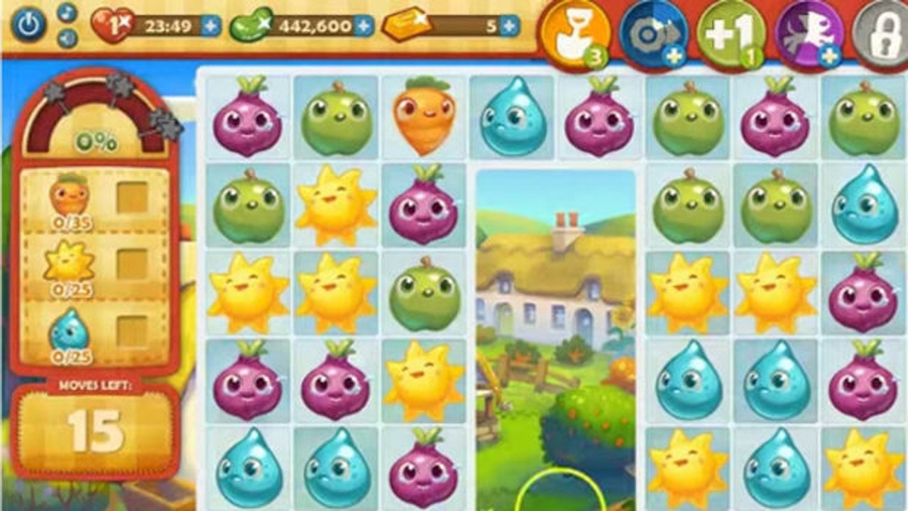 Farm Heroes Saga Level 128: Lösung, Tipps und Tricks