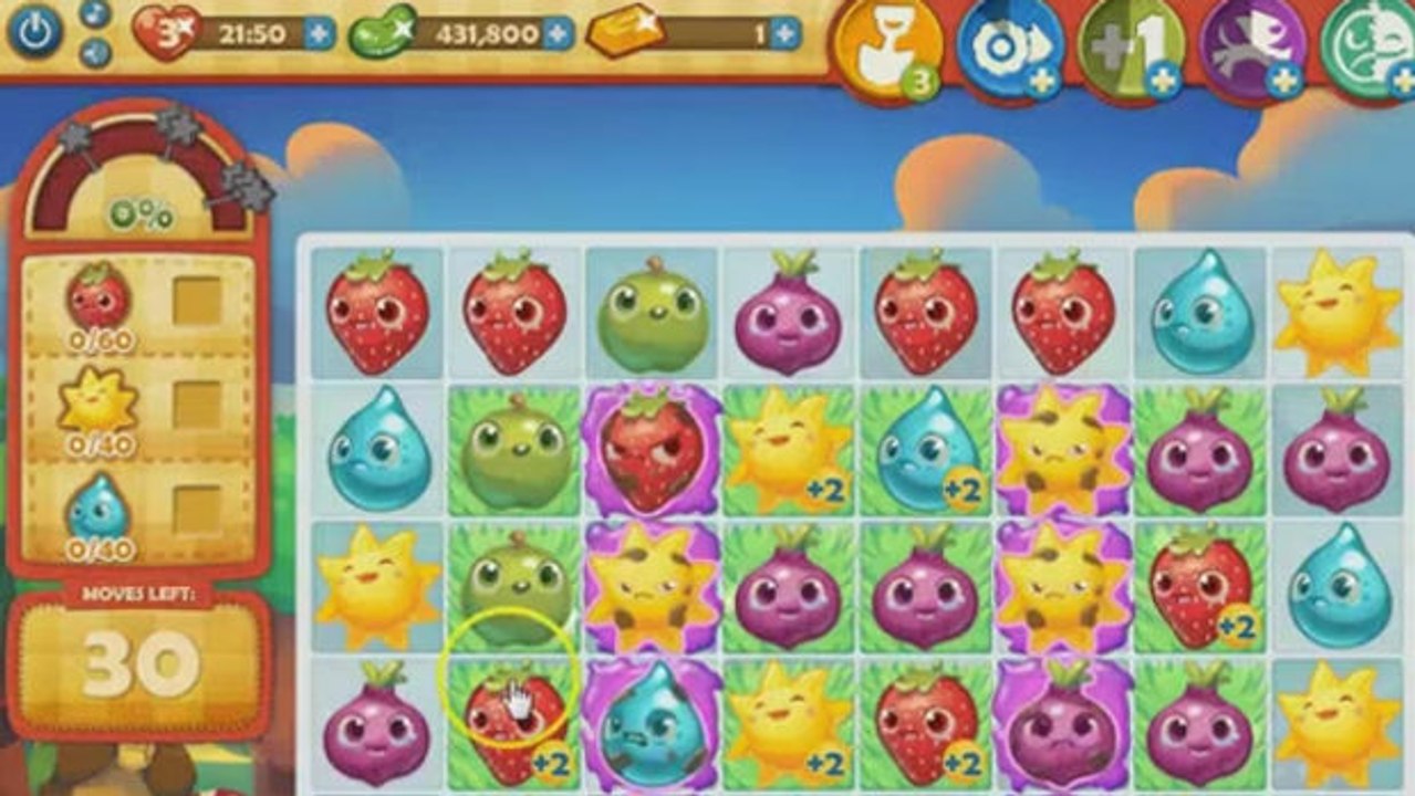 Farm Heroes Saga Level 132: Lösung, Tipps und Tricks