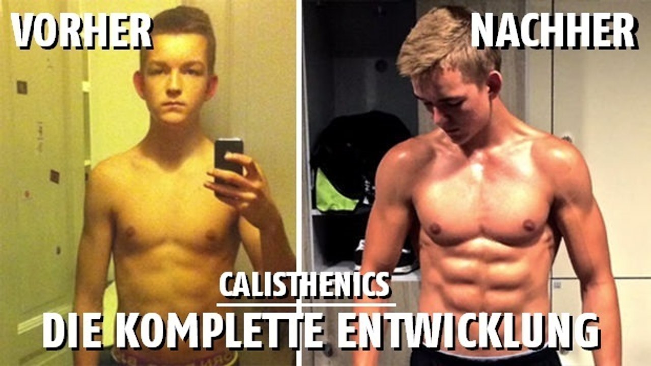 Calisthenics: die atemberaubende verwandlung eines 16-jährigen dank seines street workouts