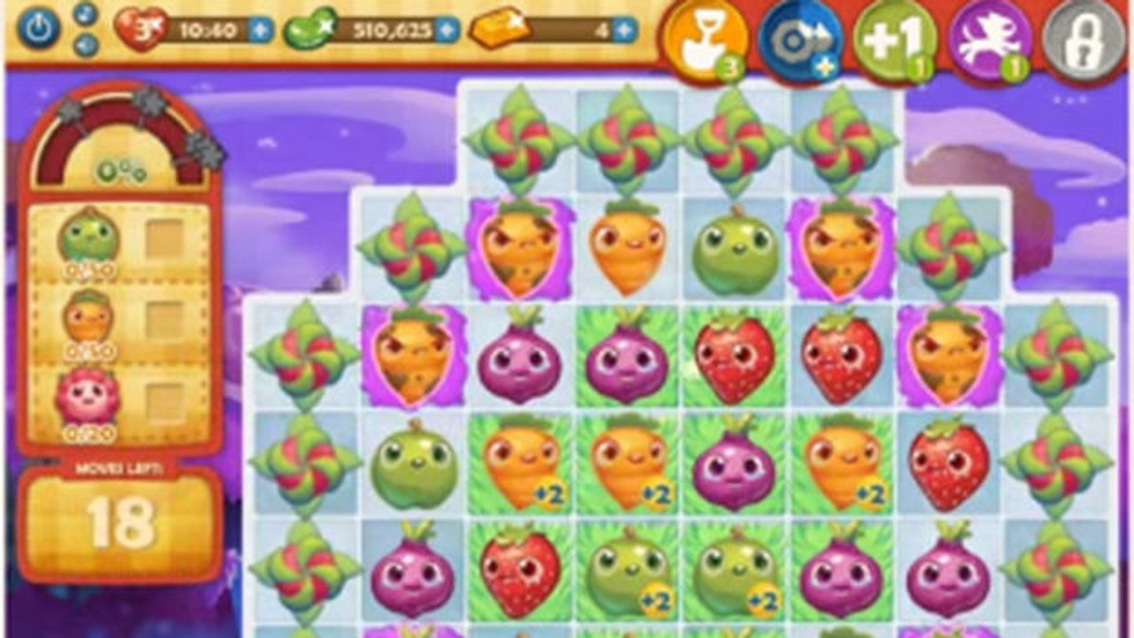 Farm Heroes Saga Level 258: Lösung, Tipps und Tricks
