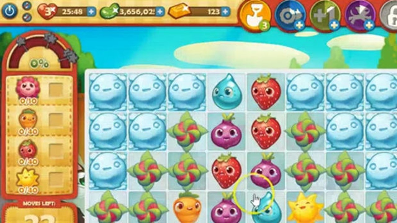 Farm Heroes Saga Level 341: Lösung, Tipps und Tricks