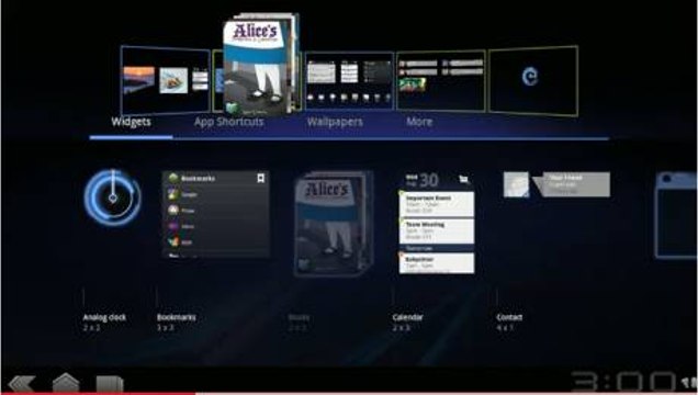 CES 2011 : Android 3.0, le dernier système d'exploitation pour tablettes de Google