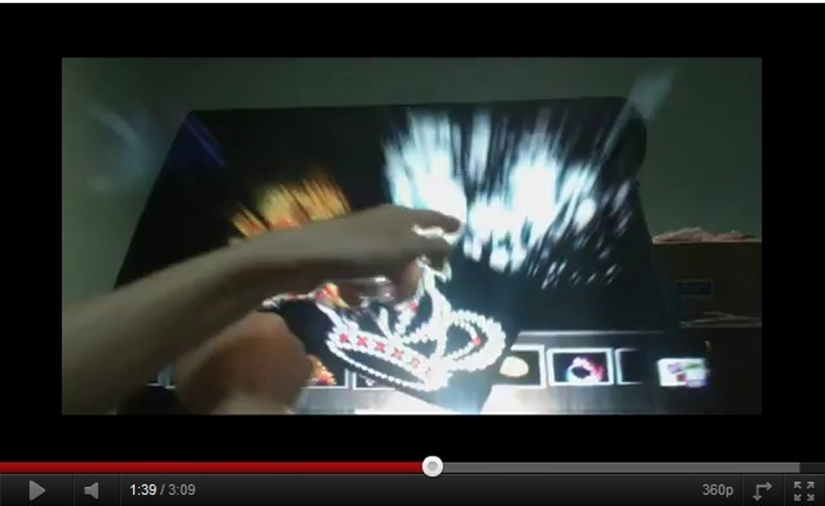 DisplAir : un écran holographique à détecteur de mouvements