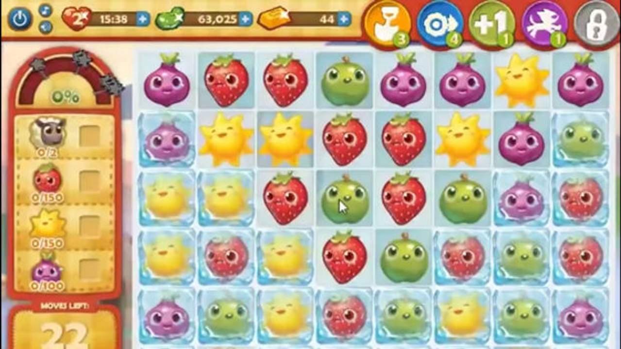 Farm Heroes Saga Level 445: Lösung, Tipps und Tricks