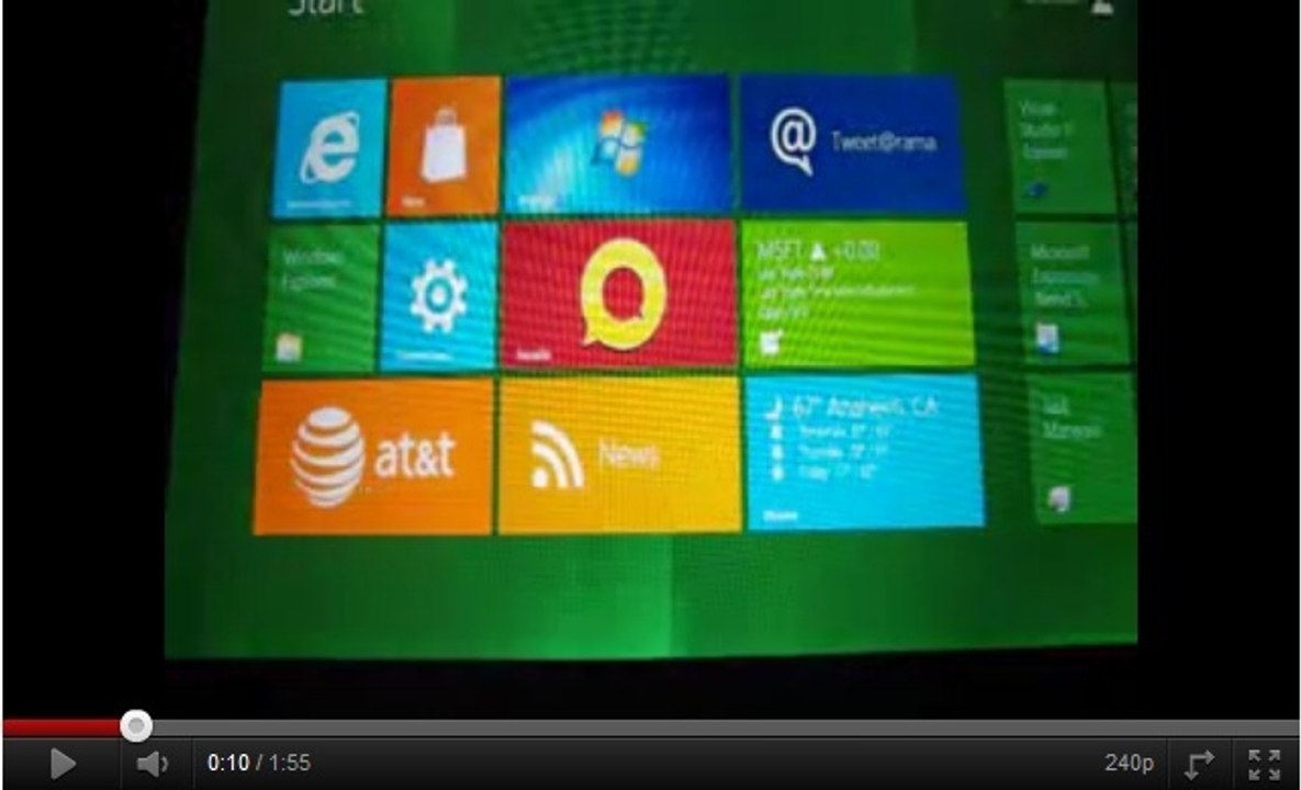 Windows 8 : Microsoft présente une première version du système d'exploitation