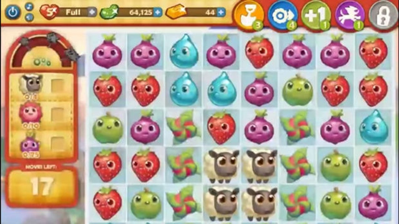 Farm Heroes Saga Level 443: Lösung, Tipps und Tricks