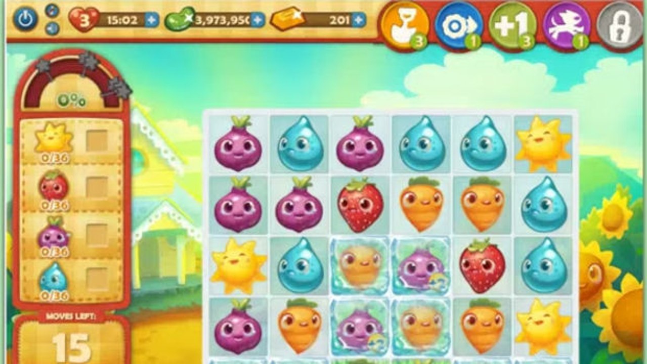 Farm heroes saga level 518: lösung, tipps und tricks