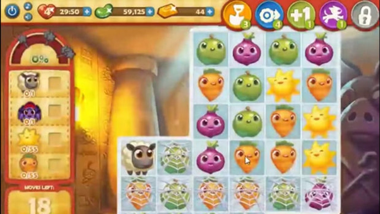 Farm Heroes Saga Level 466: Lösung, Tipps und Tricks