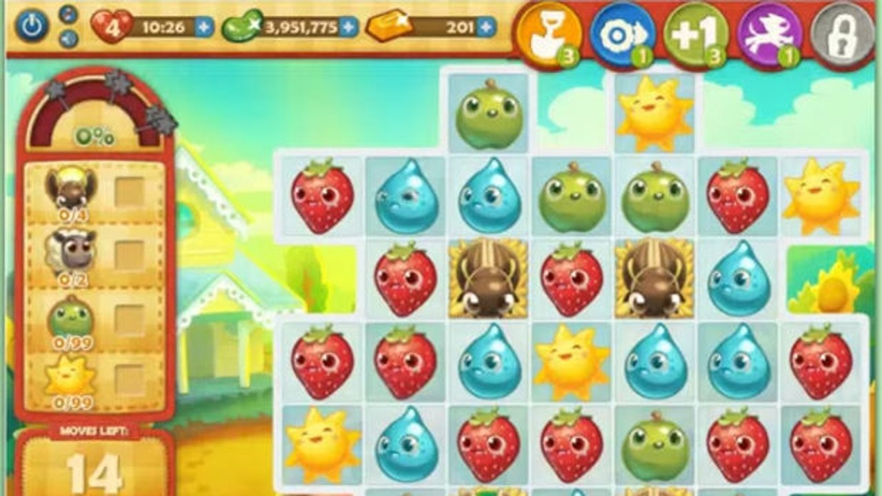 Farm Heroes Saga Level 521: Lösung, Tipps und Tricks