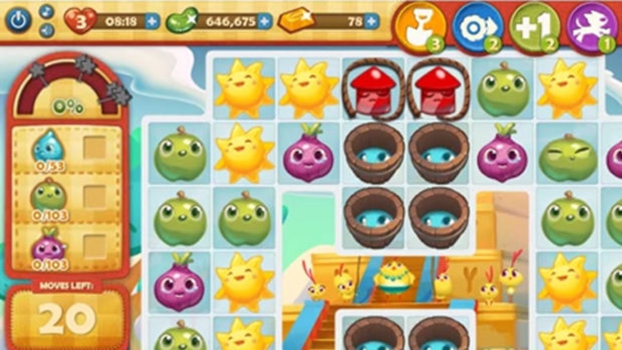 Farm Heroes Saga Level 545: Lösung, Tipps und Tricks