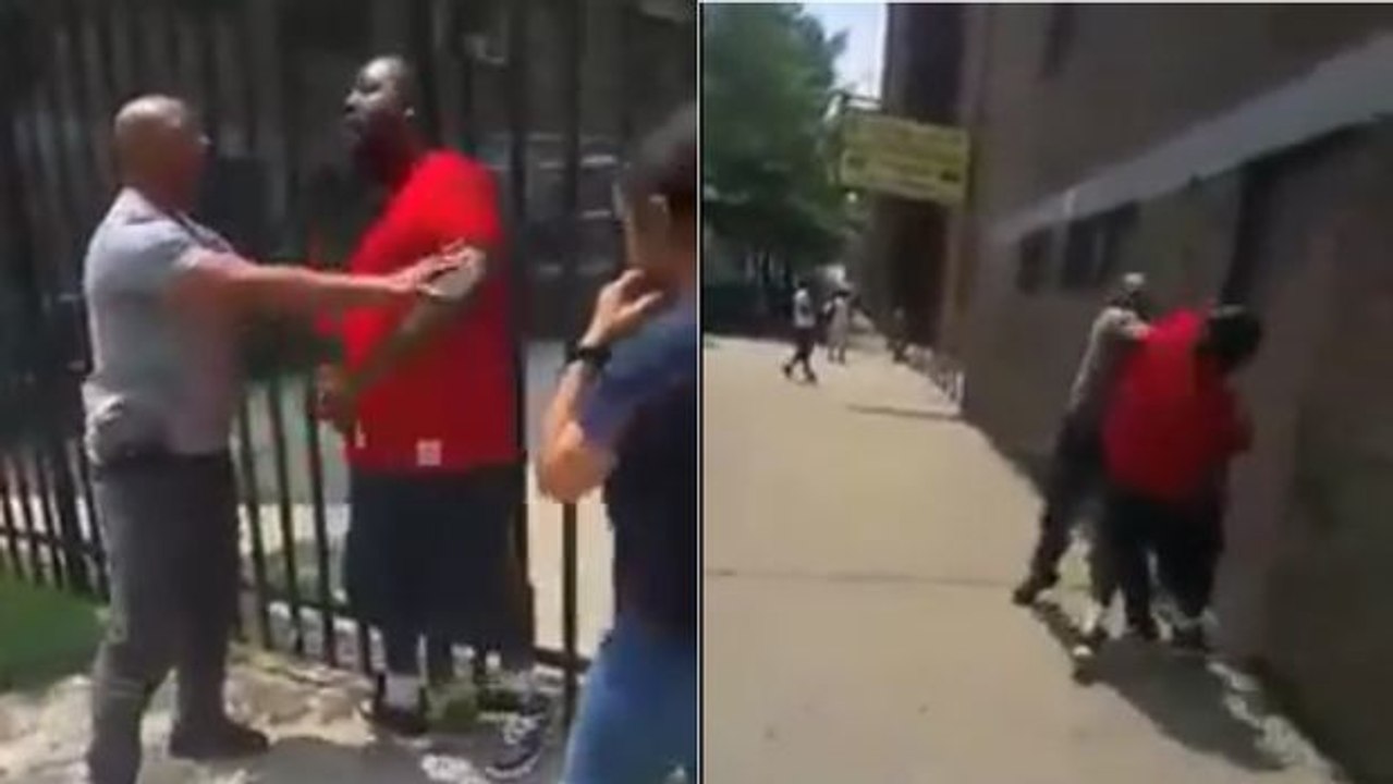 Dieser Polizist boxt, um einen Mann festzunehmen