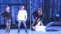 Ronda Rousey zerstört einen Typen in der Show von Ellen DeGeneres