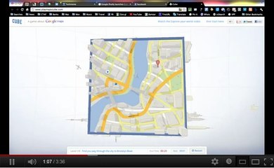 Jouer avec Google Maps dans Cube !