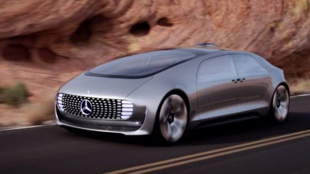 Mercedes F015: Das ultrafuturistische Modell ohne Fahrer, wurde auf der CES 2015 vorgestellt.