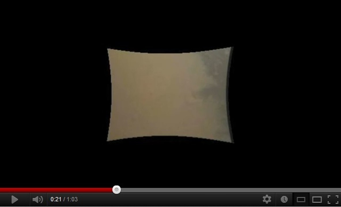 Des images de la descente de Curiosity compilées par la NASA