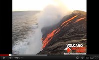 Volcan Kilauea : découvrez le superbe spectacle de la lave qui atteint l'océan