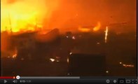 Vidéo ouragan Sandy : un incendie ravage 50 maisons inondées à New York