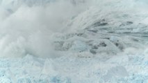 Découvrez la plus impressionnante rupture d'iceberg jamais filmée au Groenland
