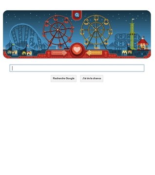 Google Doodle : Pour la Saint-Valentin, Google rend hommage à George Ferris, l'inventeur de la grande roue
