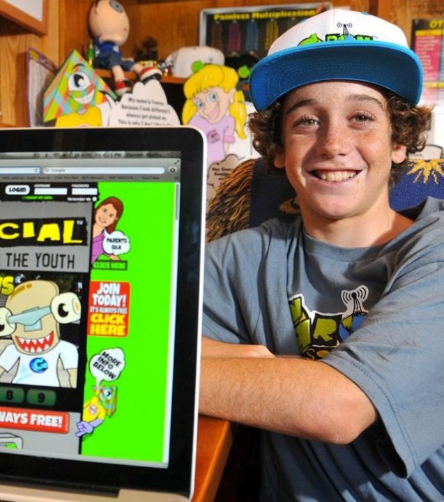 Grom Social, le réseau social créé par Zachary Marks, 11 ans !