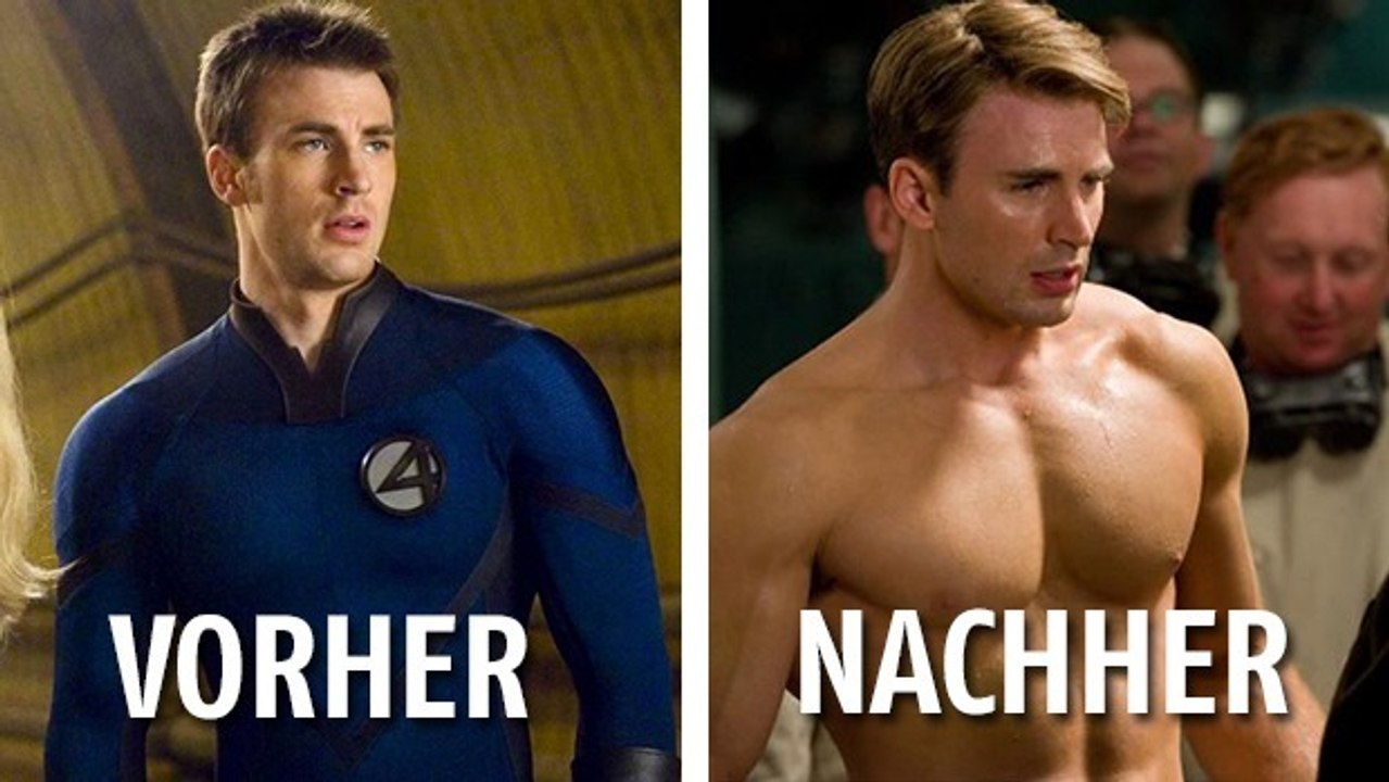 Sehen Sie hier das Training von Chris Evans für Captain America 2
