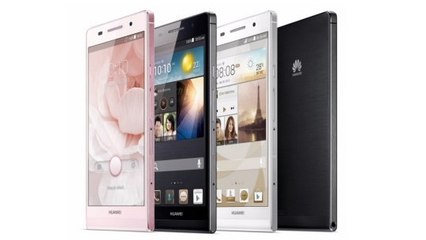 Huawei Ascend P6 : prix et caractéristiques techniques officielles du smartphone le plus fin du monde