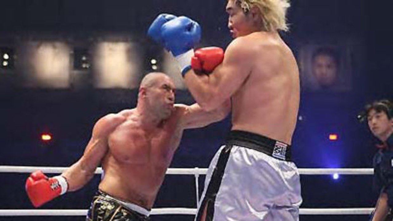 Wenn sich jerome le banner mit dem riesen hong-man choi misst