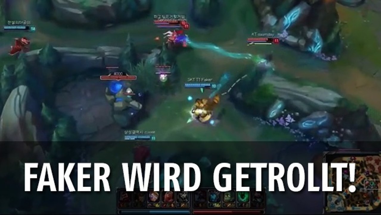 League of Legends: Faker wird von seinem eigenen Team getrollt!