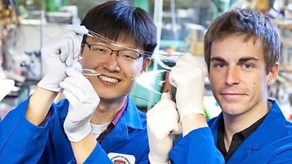 Un haut parleur transparent, élastique... et ionique