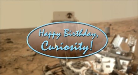 Le rover Curiosity se chante 'Joyeux anniversaire' sur Mars