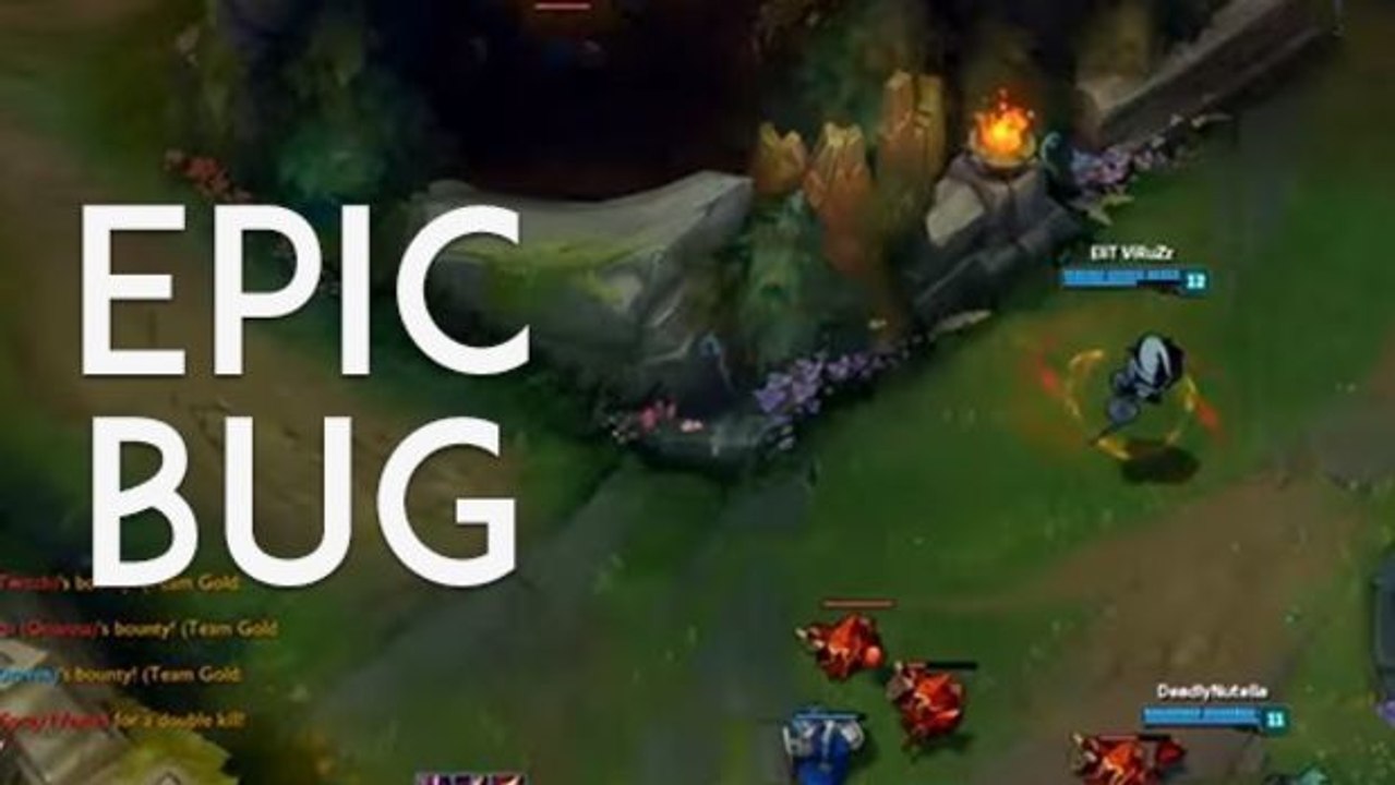 League of legends: amumu fällt einem bug zum opfer und teleportiert sich auf die andere seite der karte