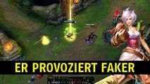 League of Legends: Dieser Spieler will Faker provozieren