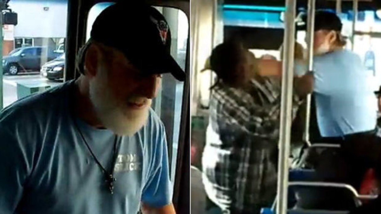 Ehemaliger Soldat verprügelt einen streitsuchenden Mann