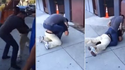 Ein Jiu-Jitsu-Lehrer erteilt einem respektlosen Typen eine Lektion